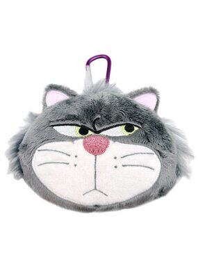 NEW Disney Cinderella Lucifer Big Face Plush Mascot Carabiner
